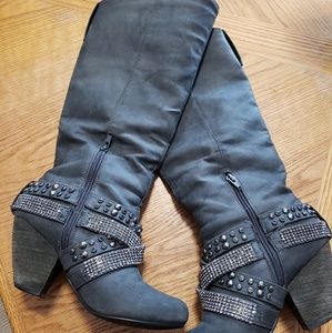 Not Rated Gray Boots